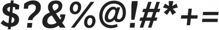 Texicali SC Semi Bold Italic otf (600) Font OTHER CHARS