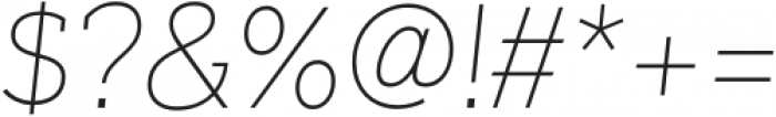 Texicali SC Thin Italic otf (100) Font OTHER CHARS