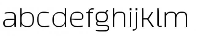 Tecna Extra Light Font LOWERCASE