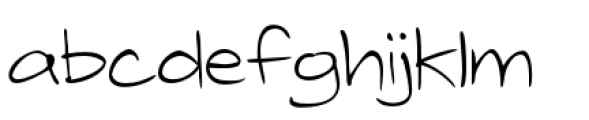 Telefante Light Font LOWERCASE