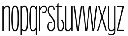 Telemachus ExtraLight Font LOWERCASE