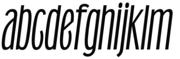 Telemachus Light Italic Font LOWERCASE