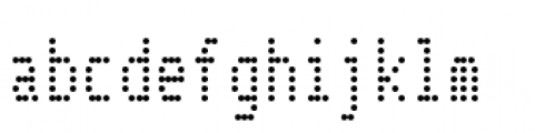Telidon Condensed Font LOWERCASE