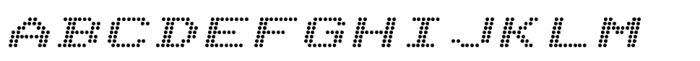 Telidon Extended Bold Italic Font UPPERCASE