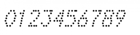 Telidon Italic Font OTHER CHARS