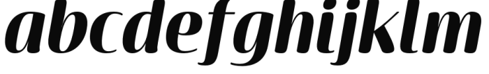 Terfens Contrast Condensed Black Italic Font LOWERCASE