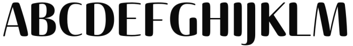 Terfens Contrast Condensed Bold Font UPPERCASE