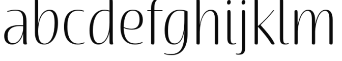 Terfens Contrast Condensed Light Font LOWERCASE