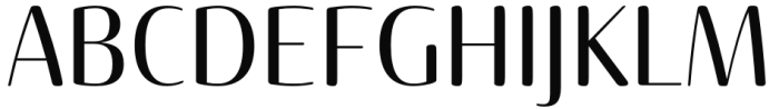 Terfens Contrast Condensed Regular Font UPPERCASE