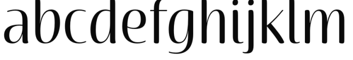 Terfens Contrast Condensed Regular Font LOWERCASE