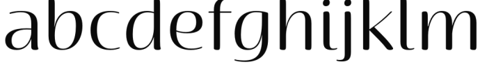 Terfens Contrast Extended Regular Font LOWERCASE