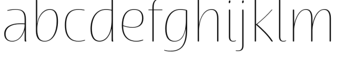 Terfens Contrast Normal Thin Font LOWERCASE