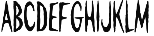 Terrified AOE Font UPPERCASE