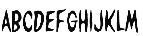 Terrified AOE Font LOWERCASE