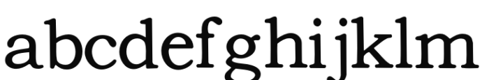 Text Serif HPLHS Light Font LOWERCASE