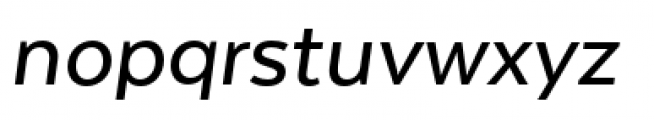Texta Alt Medium Italic Font LOWERCASE