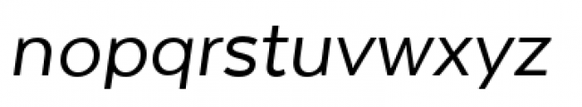 Texta Alt Regular Italic Font LOWERCASE