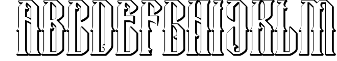 Temenyut Typeface 2 Font LOWERCASE