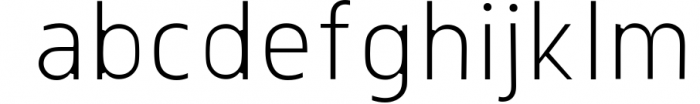 Tessan Sans - Modern Typeface WebFont 2 Font LOWERCASE