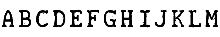 TELETYPE 1945-1985 Font LOWERCASE