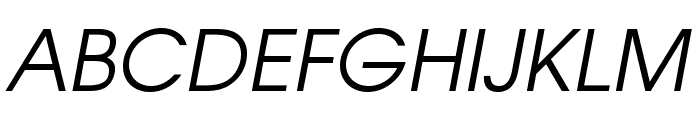 TeXGyreAdventor-Italic Font UPPERCASE