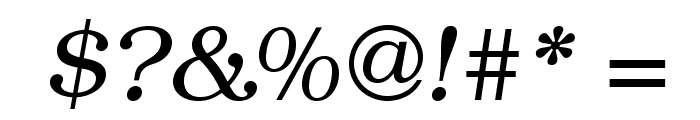 TeXGyreBonum-Italic Font OTHER CHARS