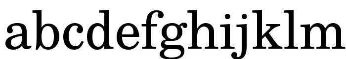 TeXGyreSchola-Regular Font LOWERCASE