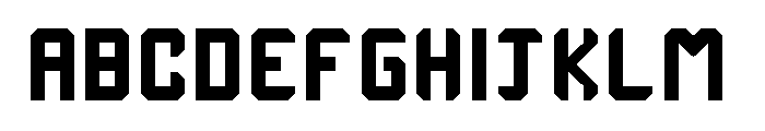 Tech-nick Regular Font UPPERCASE
