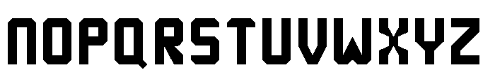 Tech-nick Regular Font UPPERCASE
