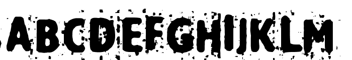 Technine Font UPPERCASE