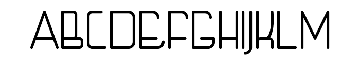 Techno LCD Font UPPERCASE