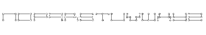 Technolines Font LOWERCASE