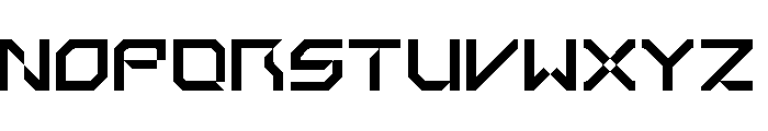 Technopath Font LOWERCASE