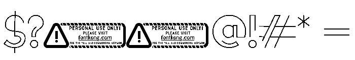 Technova Font OTHER CHARS