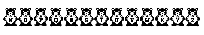 Teddy Bears Regular Font UPPERCASE