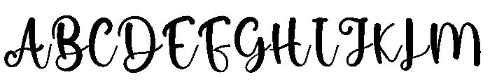 Teddy Font UPPERCASE