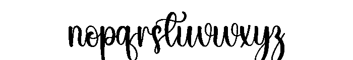 Teddy Font LOWERCASE