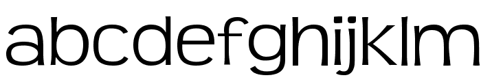 TeenLight-Regular Font LOWERCASE