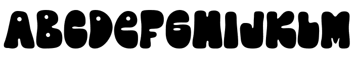 Teenage Snaggy Demo Font UPPERCASE