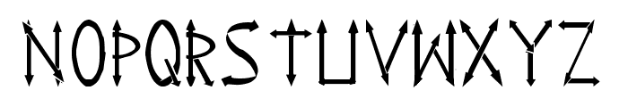 Teer Font UPPERCASE
