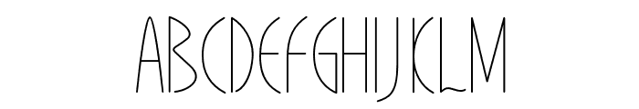 Teitenju Light Font UPPERCASE