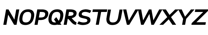 Tekoro Demo Black Italic Font UPPERCASE