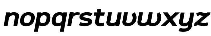 Tekoro Demo Black Italic Font LOWERCASE