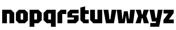 Tektur Narrow ExtraBold Font LOWERCASE