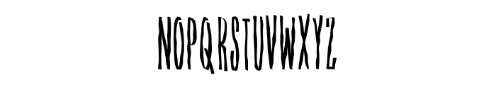 Tele Brush Rough Font LOWERCASE