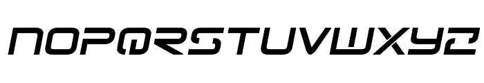 Tele-Marines Bold Semi-Italic Font LOWERCASE
