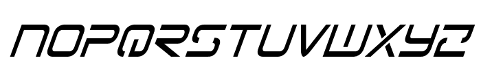 Tele-Marines Condensed Italic Font LOWERCASE