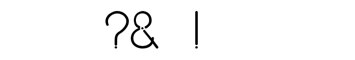Telekinesis Sans Serif Font OTHER CHARS