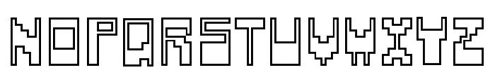 Televideo Reverse Font LOWERCASE