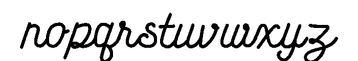 Teller Font LOWERCASE